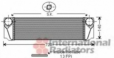 VAN WEZEL 06004374 -  Интеркулер